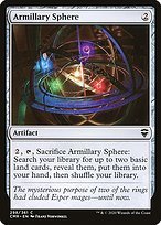 Glossy Finish Commander Legends Armillary Sphere ( #298 )