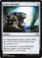 Glossy Finish Commander Legends Codex Shredder ( #304 )