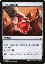 Glossy Finish Commander Legends Fire Diamond ( #309 )