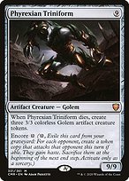Glossy Finish Commander Legends Phyrexian Triniform ( #331 )