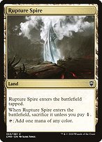 Glossy Finish Commander Legends Rupture Spire ( #355 )