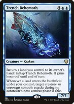 Glossy Finish Commander Legends Trench Behemoth ( #366 )