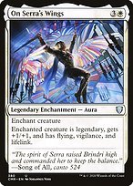 Glossy Finish Commander Legends On Serra's Wings ( #380 )