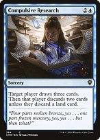 Glossy Finish Commander Legends Compulsive Research ( #394 )