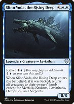 Glossy Finish Commander Legends Slinn Voda, the Rising Deep ( #405 )