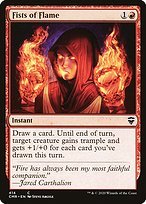 Glossy Finish Commander Legends Fists of Flame ( #414 )