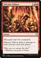 Glossy Finish Commander Legends Volcanic Fallout ( #418 )