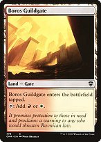 Glossy Finish Commander Legends Boros Guildgate ( #478 )