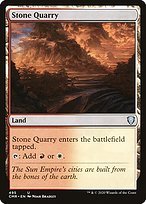 Glossy Finish Commander Legends Stone Quarry ( #495 )
