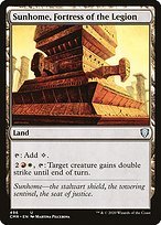Glossy Finish Commander Legends Sunhome, Fortress of the Legion ( #496 )