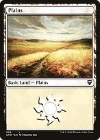 Glossy Finish Commander Legends Plains ( #505 )