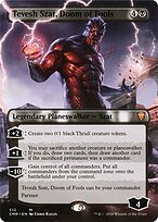 Glossy Finish Commander Legends Tevesh Szat, Doom of Fools ( #512 )
