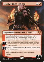 Glossy Finish Commander Legends Jeska, Thrice Reborn ( #513 )