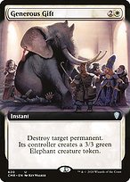 Glossy Finish Commander Legends Generous Gift ( #620 )