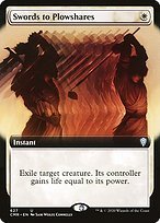 Glossy Finish Commander Legends Swords to Plowshares ( #627 )