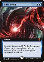 Glossy Finish Commander Legends Mana Drain ( #637 )