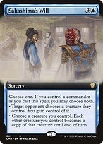 Glossy Finish Commander Legends Sakashima's Will ( #642 )