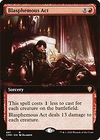 Glossy Finish Commander Legends Blasphemous Act ( #661 )