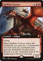Glossy Finish Commander Legends Hellkite Courser ( #666 )
