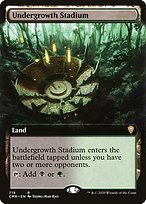 Glossy Finish Commander Legends Undergrowth Stadium ( #714 )