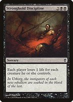 Matte Finish Conspiracy Stronghold Discipline ( #126 )