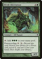 Matte Finish Conspiracy Elvish Aberration ( #163 )