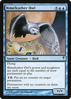 Glossy Finish Coldsnap Rimefeather Owl ( #42 )