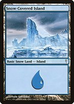 Glossy Finish Coldsnap Snow-Covered Island ( #152 )
