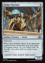 Glossy Finish Aetherdrift Ticket Tortoise ( #245 )