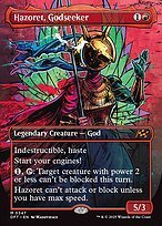 Glossy Finish Aetherdrift Hazoret, Godseeker ( #347 )