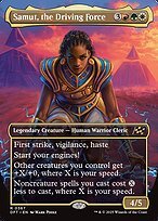 Glossy Finish Aetherdrift Samut, the Driving Force ( #367 )
