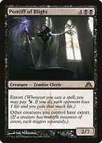 Matte Finish Dragon's Maze Pontiff of Blight ( #27 )