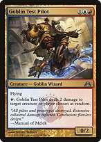 Matte Finish Dragon's Maze Goblin Test Pilot ( #74 )