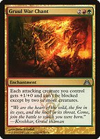 Matte Finish Dragon's Maze Gruul War Chant ( #75 )