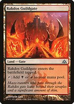 Matte Finish Dragon's Maze Rakdos Guildgate ( #154 )