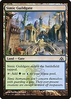 Matte Finish Dragon's Maze Simic Guildgate ( #156 )