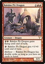 Glossy Finish Dissension Rakdos Pit Dragon ( #69 )