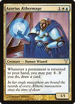 Glossy Finish Dissension Azorius Aethermage ( #104 )