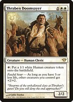 Matte Finish Dark Ascension Thraben Doomsayer ( #25 )