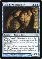 Matte Finish Dark Ascension Geralf's Mindcrusher ( #37 )