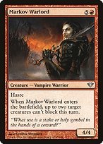 Matte Finish Dark Ascension Markov Warlord ( #97 )