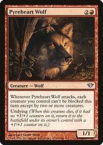 Matte Finish Dark Ascension Pyreheart Wolf ( #101 )