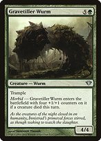 Matte Finish Dark Ascension Gravetiller Wurm ( #116 )