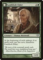 Matte Finish Dark Ascension Lambholt Elder // Silverpelt Werewolf ( #122 )
