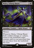 Matte Finish Dominaria United Commander Moira, Urborg Haunt ( #6 )
