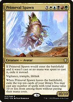 Matte Finish Dominaria United Commander Primeval Spawn ( #13 )