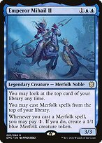 Matte Finish Dominaria United Commander Emperor Mihail II ( #23 )