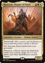 Matte Finish Dominaria United Commander Hazezon, Shaper of Sand ( #32 )