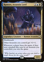 Matte Finish Dominaria United Commander Ramses, Assassin Lord ( #39 )