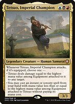 Matte Finish Dominaria United Commander Tetsuo, Imperial Champion ( #44 )